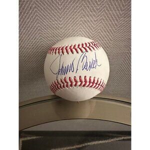Johnny Bench signed autographed OMLB Baseball Cincinnati Reds Beckett Witness